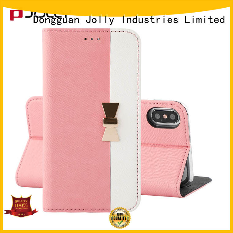 Jolly initial mobile phone flip cover djs for iphone xs