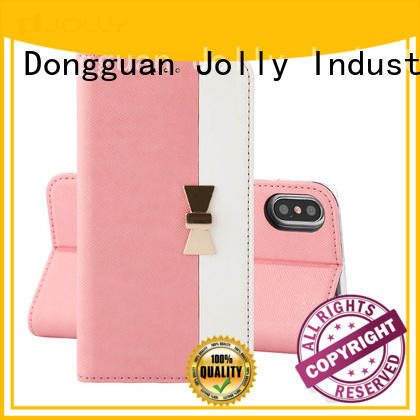 Jolly folio custom flip phone cases for mobile phone