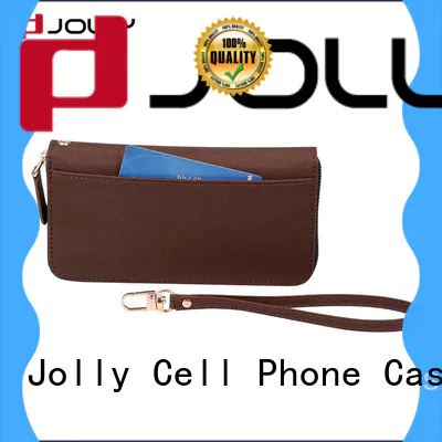 Jolly book women's cell phone wallet with cash compartment for iphone xs