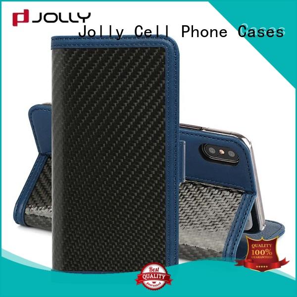 djs iphone wallet phone case with cash compartment for apple Jolly