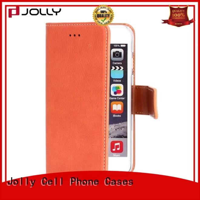 Jolly ladies purse crossbody wallet style phone case with rfid blocking features for sale