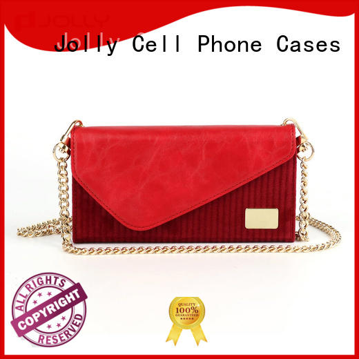 Jolly cell phone wallet purse with rfid blocking features for sale