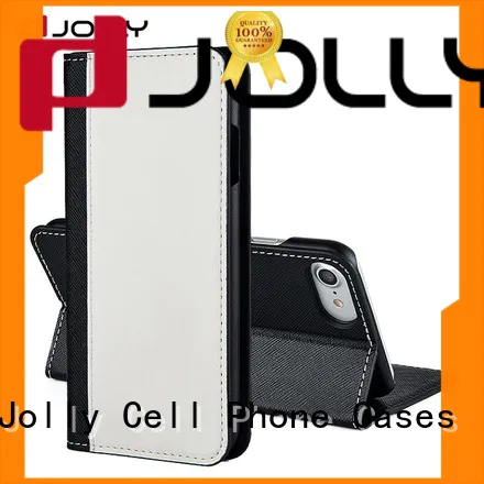 professional leather cell phone wallet case with rfid blocking features for sale
