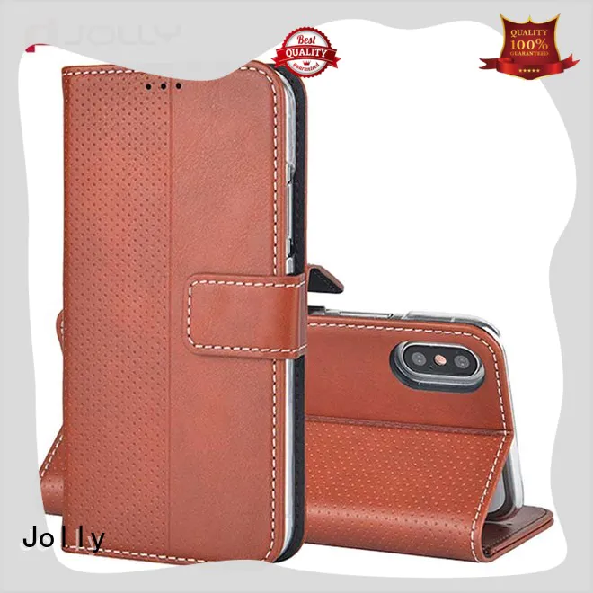 Jolly cell phone wallet combination with cash compartment for mobile phone
