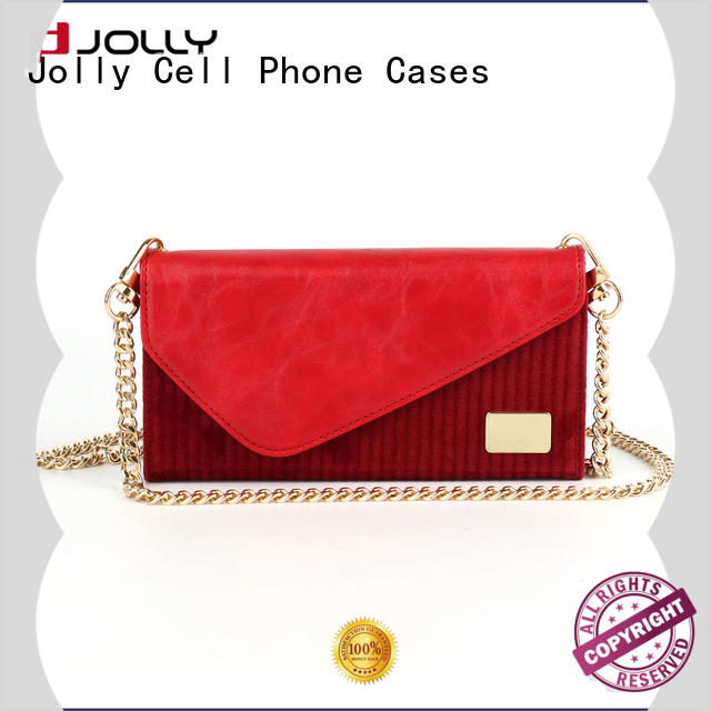 Jolly wholesale magnetic wallet phone case factory for apple