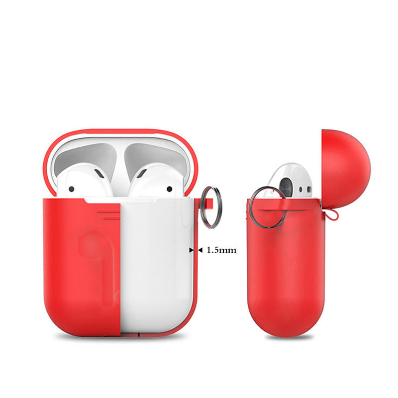 Anti Drop Skin Silicone Earphone Protective Case Cover For Apple Airpod 1/2 Earphone DJS1301
