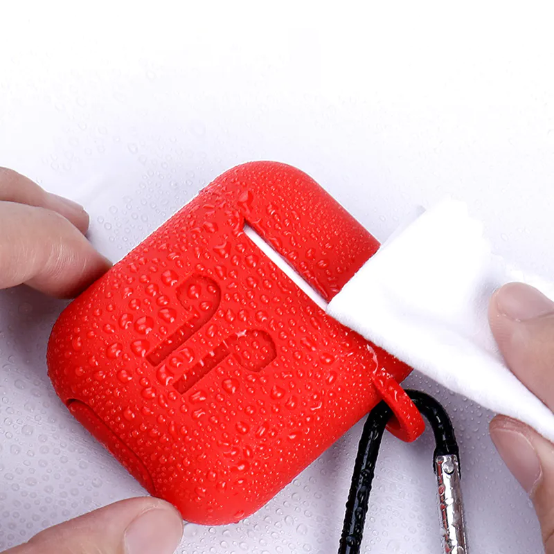 Anti Drop Skin Silicone Earphone Protective Case Cover For Apple Airpod 1/2 Earphone DJS1301