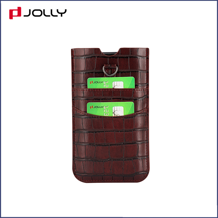 Universal Design Mobile Phone Bag for  iPhone 11 Pro, Croco Leather Phone Pounch DJS1628