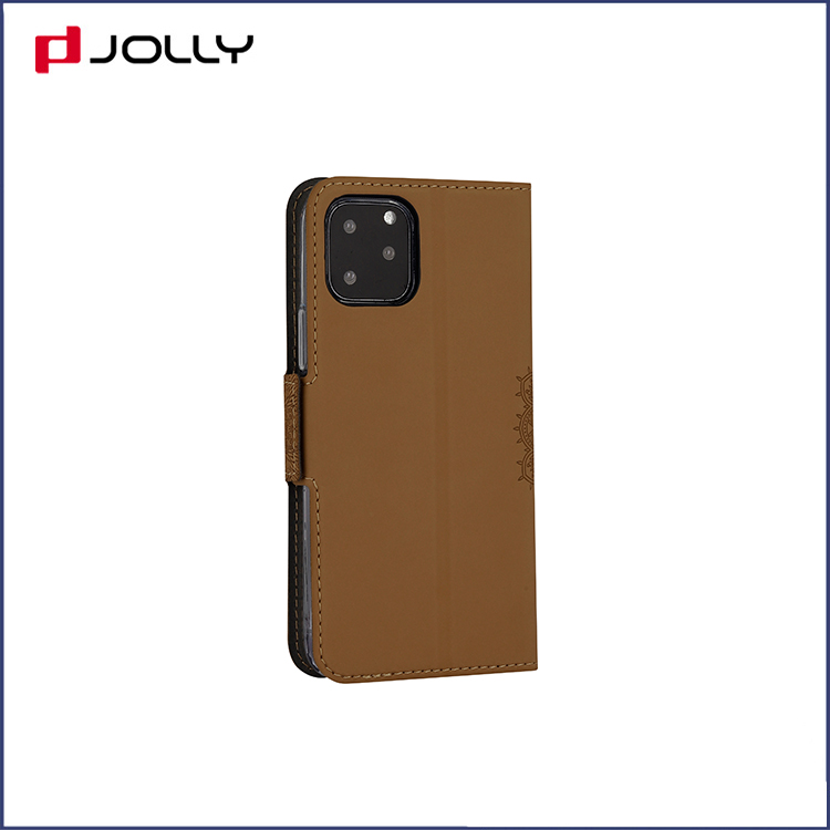 folio leather phone case with slot kickstand for mobile phone-12