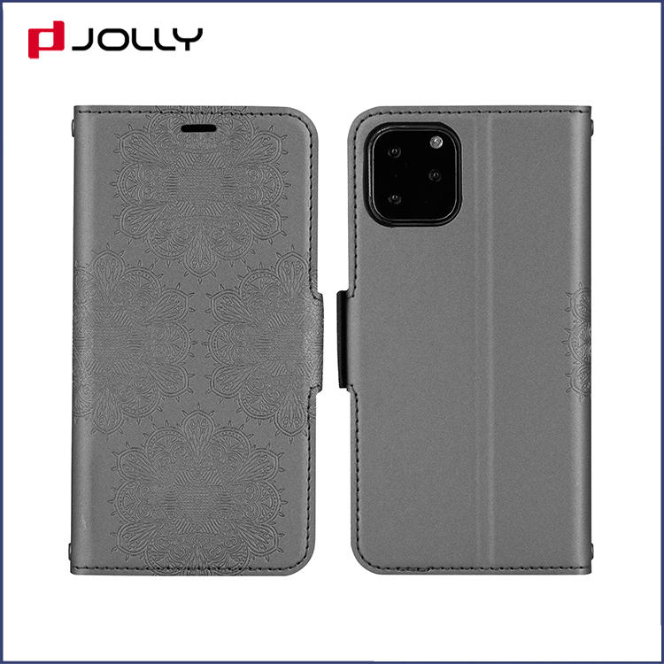 Jolly custom magnetic flip phone case with id and credit pockets for sale