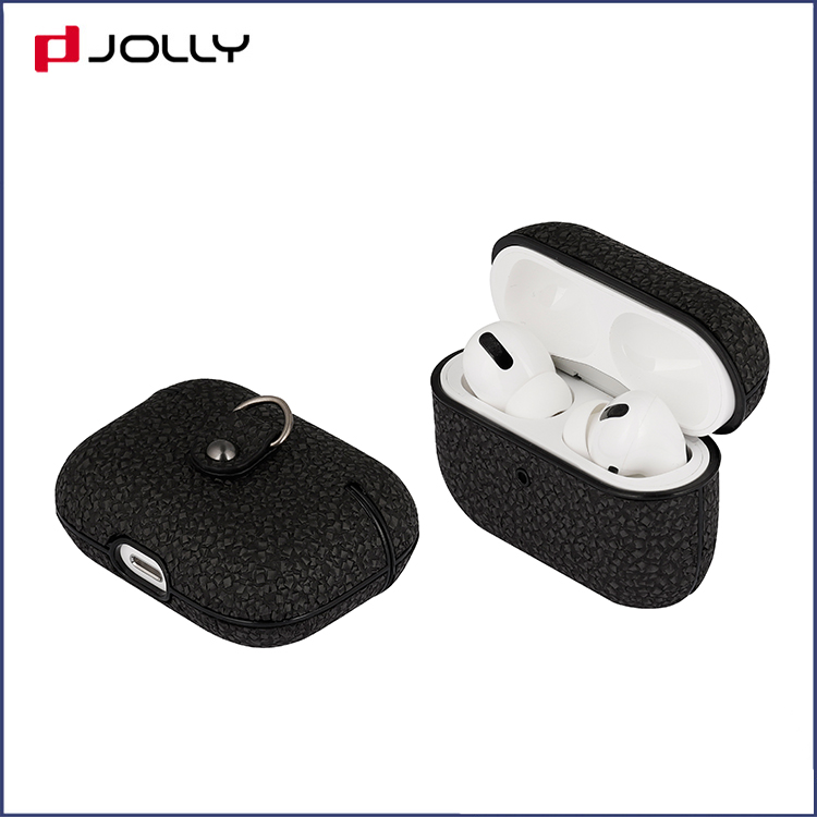 Diseño personalizado Glitter PU funda protectora de cuero con carga para Airpods Pro DJS1689-7A