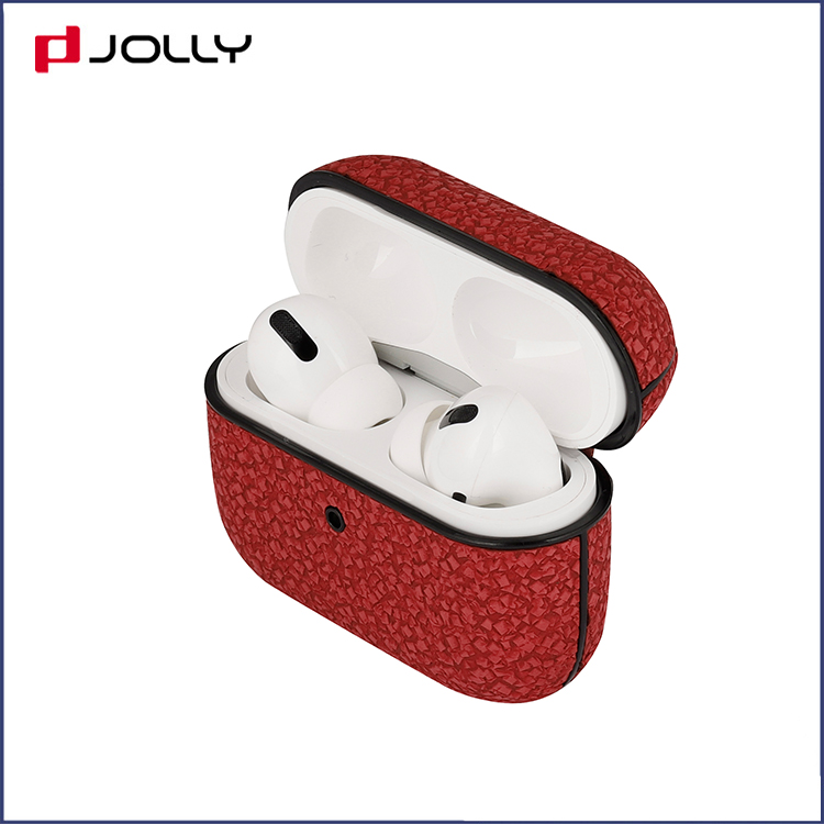 Custom Design Glitter PU Leather Protective Case Cover with Charging for Airpods Pro DJS1689-7A