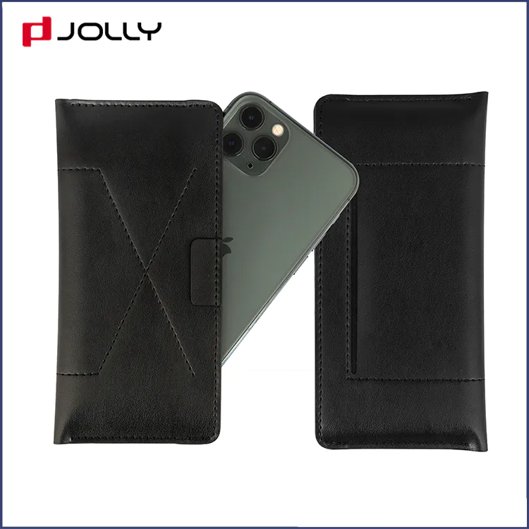 6.5 Inches Universal Leather Mobile Phone Case with Back Side Card Slot DJS1653