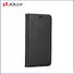 high quality personalised leather phone case with strong magnetic closure for sale