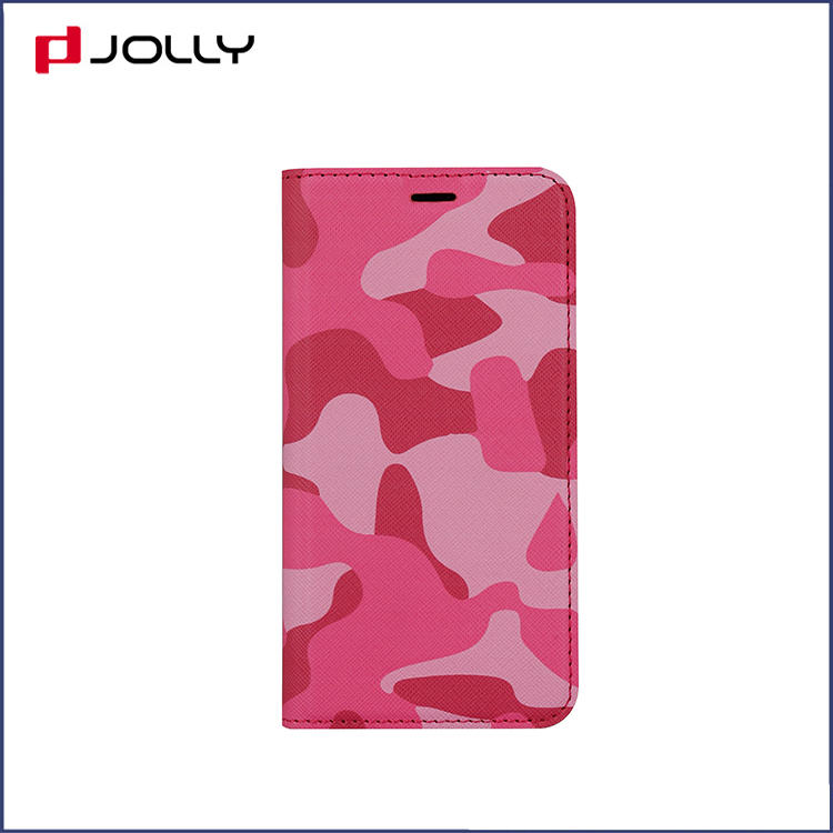 Jolly folio designer cell phone cases with slot kickstand for mobile phone