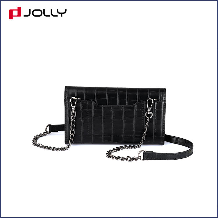 Universal Design Croco Leather Phone Clutch,Crossbody Mobile Phone Case with Built-in Card Slot DJS1630