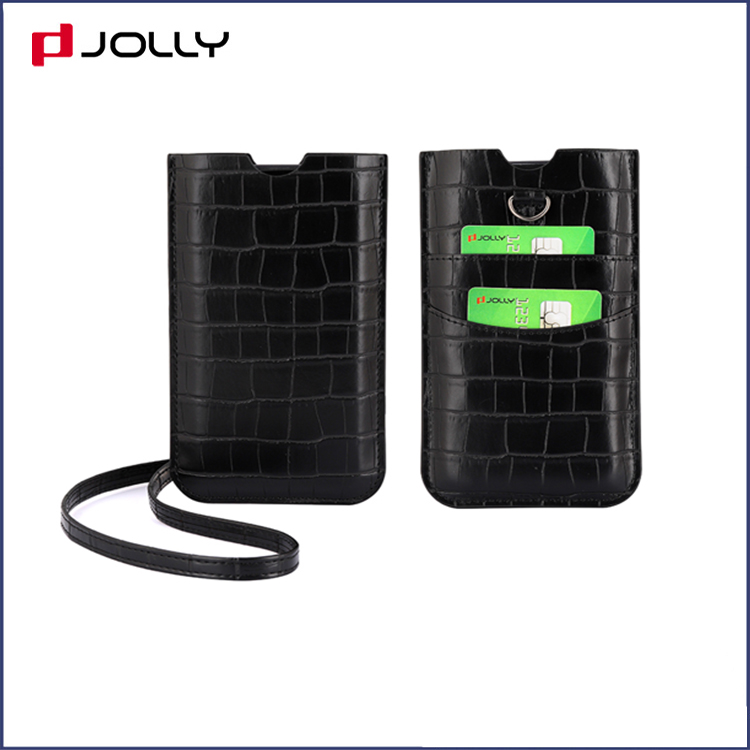 Universal Design Mobile Phone Bag for  iPhone 11 Pro, Croco Leather Phone Pounch DJS1628