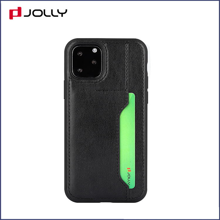 IPhone 11 Pro Mobile Back Cover TPU with Back-side Card Slot Protection Case DJS1651