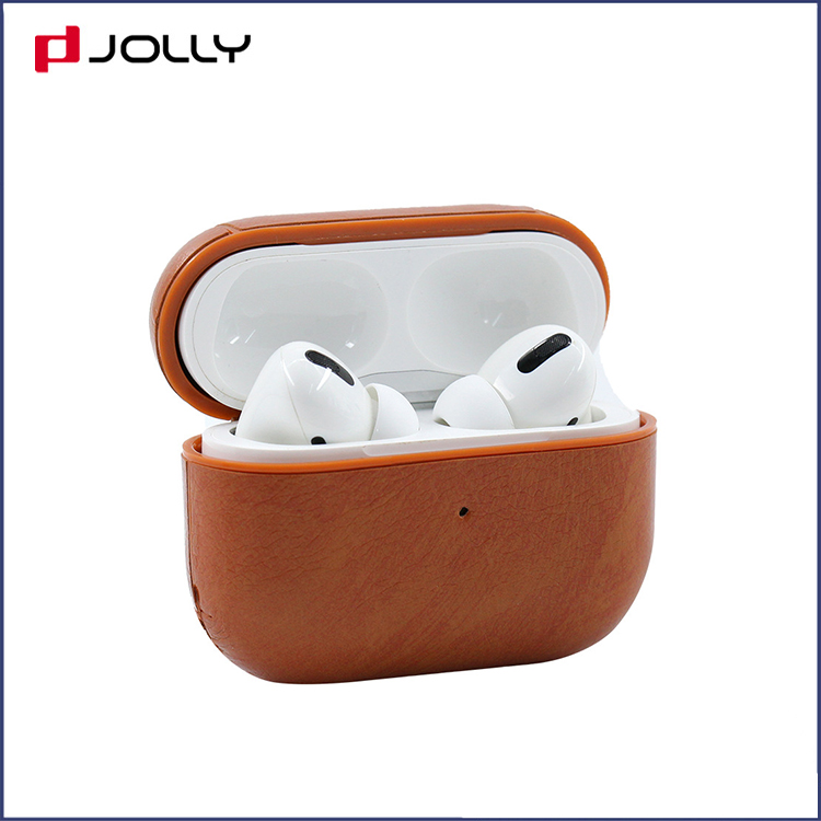 Funda protectora de cuero PU personalizada con carga para Airpods Pro RJT-P0008