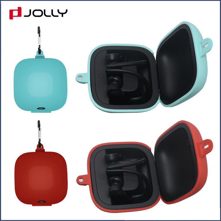 Custom Silicone Bluetooth Earphone Case Cover With Wireless Charging For Beats Powerbeats Pro