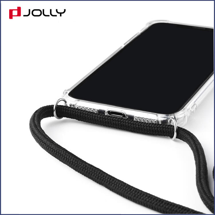 Stylish Design Crossbody Soft TPU Mobile Phone Cover with Nylog Rope for iPhone in Summer