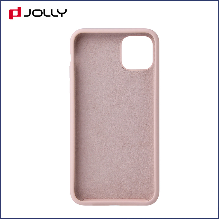 Soft Touch Liquid Silicone Mobile Phone Case with 4 Sides Wrap For iPhone