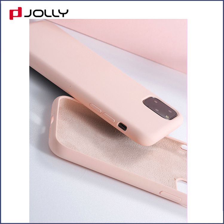 Soft Touch Liquid Silicone Mobile Phone Case with 4 Sides Wrap For iPhone