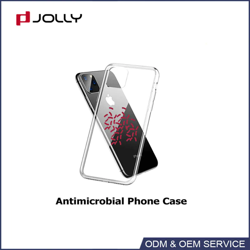 iPhone 12 Phone Cover, Antimicrobial Crystal TPU Phone Case