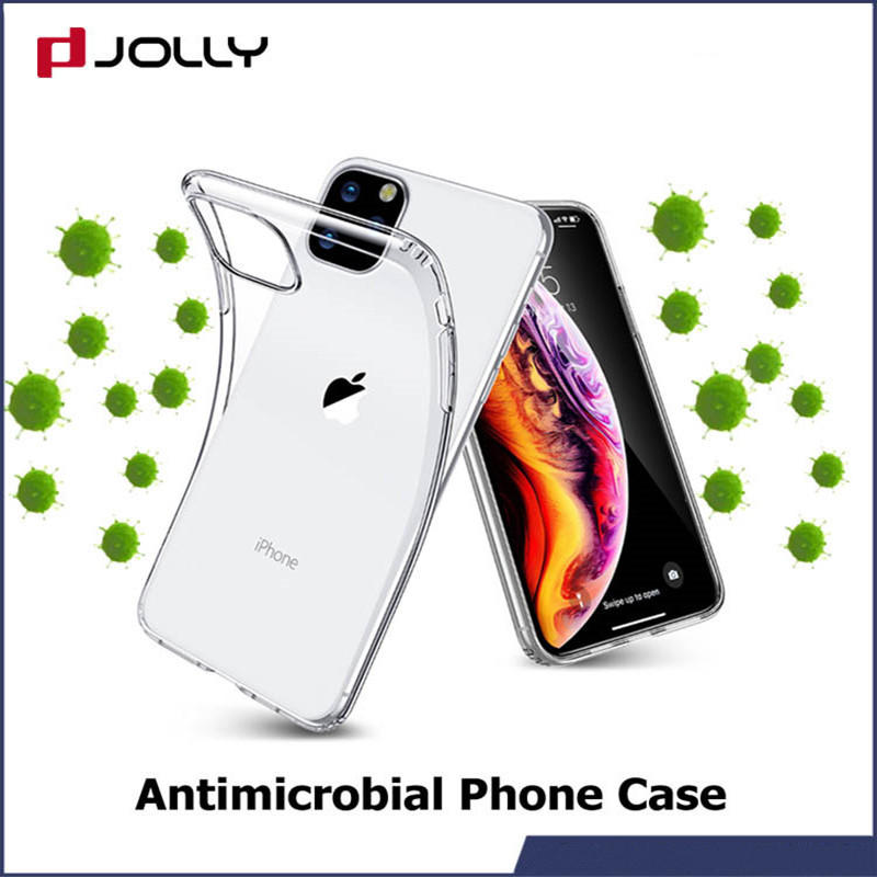 iPhone 12 Phone Cover, Antimicrobial Crystal TPU Phone Case