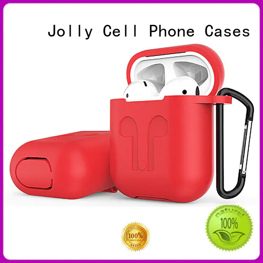 drop proof Airpods Case with button hole hollow for apple airpods