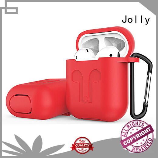 Jolly djs Airpods Case with button hole hollow for apple airpods