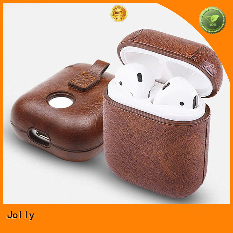 Jolly antilost Airpods Case with button hole hollow for apple airpods